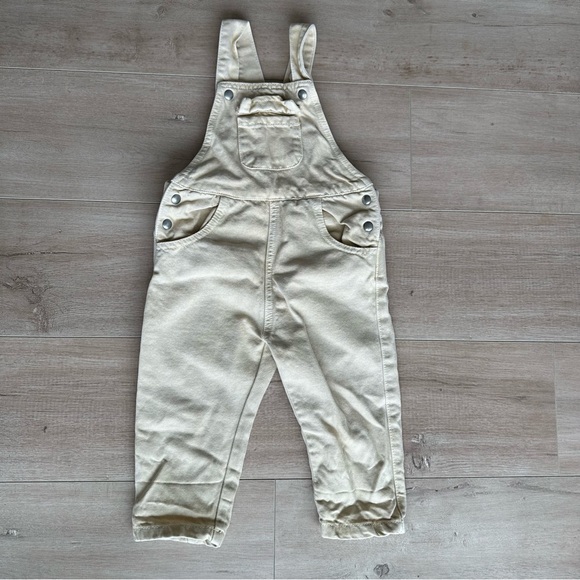 Zara Bottoms Zara Colored Denim Overalls Poshmark